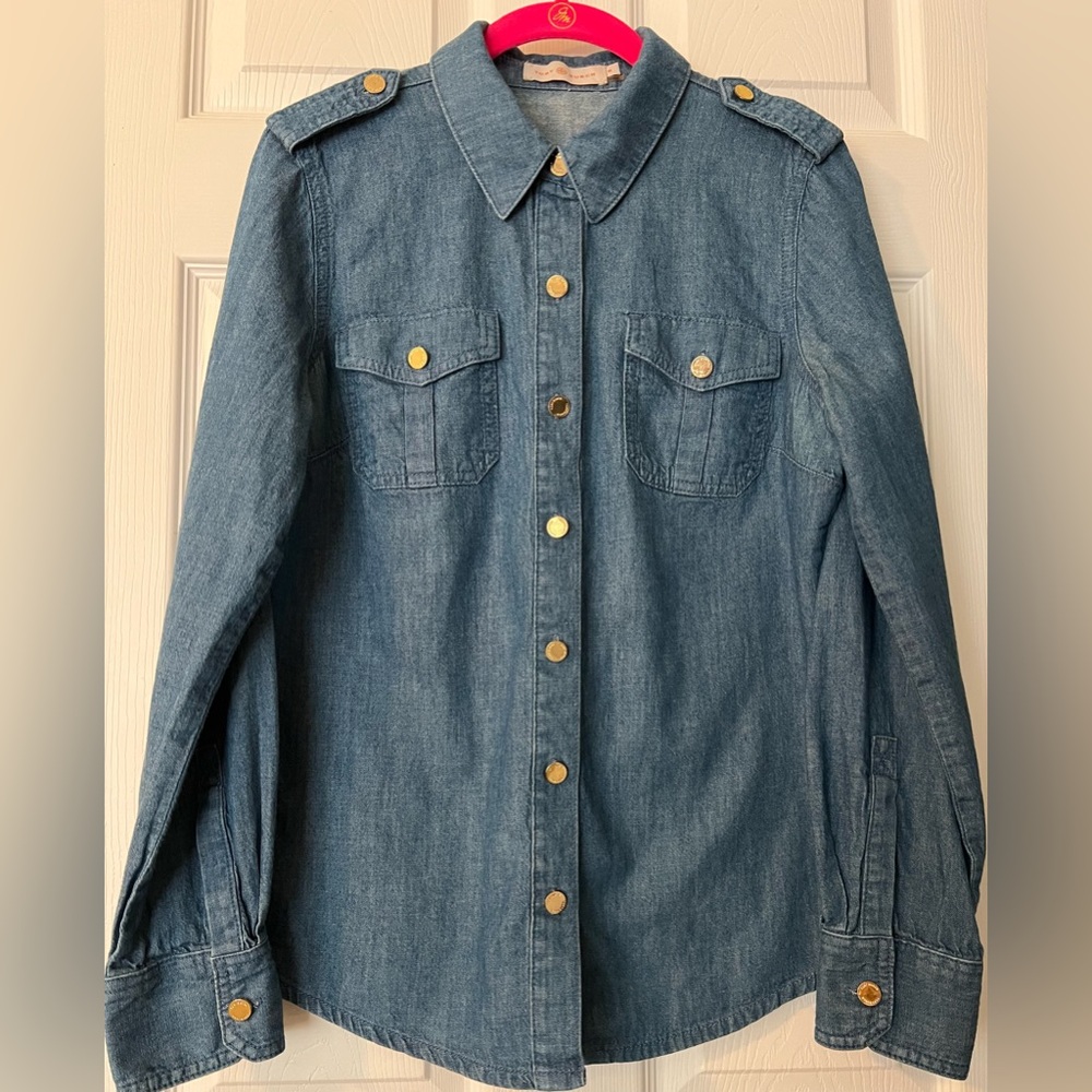 Tory Burch Denim Shirt - Picture 3 of 10
